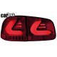 FEUX TOUAREG VW type LEXUS LEDS CARDNA 02-10 Rouge Fumé