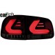 FEUX TOUAREG VW type LEXUS LEDS CARDNA 02-10 Noir