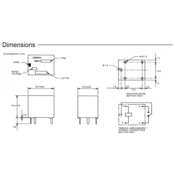 Relais G8QE-1A pour calculateur de direction assisté