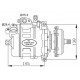 TOUAREG COMPRESSUR CLIMATISATION DENSO